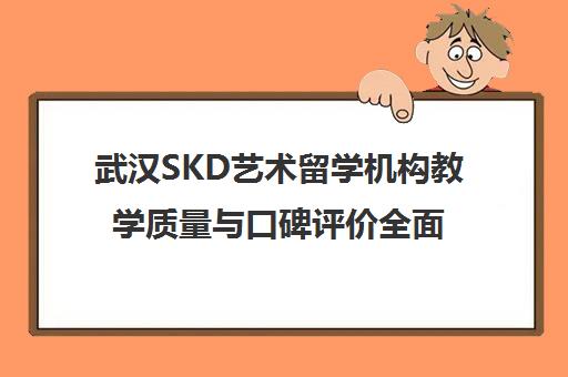 武汉SKD艺术留学机构教学质量与口碑评价全面解析
