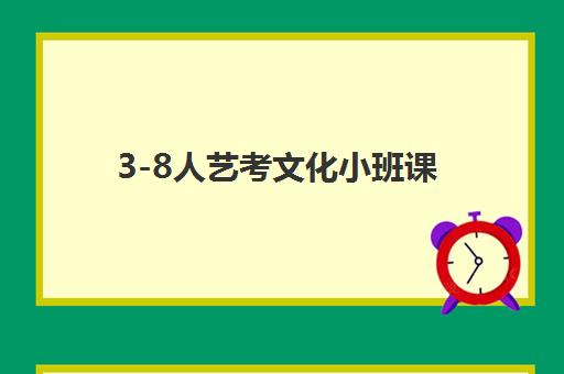 3-8人艺考文化小班课 3-8人艺考文化小班课