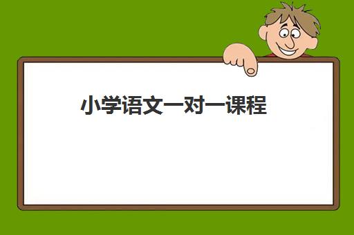 小学语文一对一课程 小学语文一对一课程