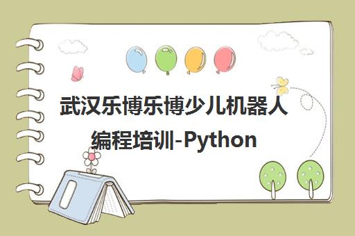 武汉乐博乐博少儿机器人编程培训-Python课程