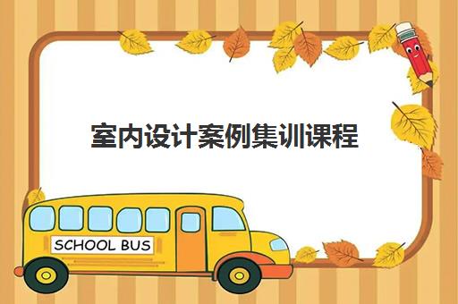 室内设计案例集训课程 室内设计案例集训课程