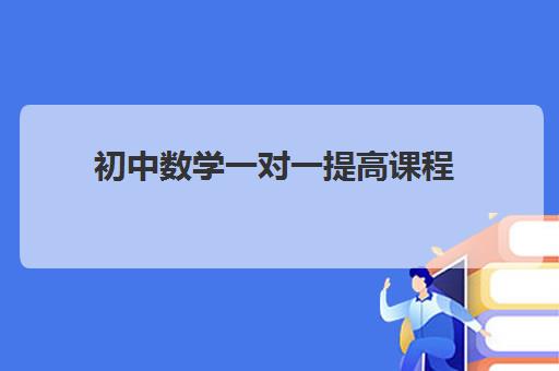 初中数学一对一提高课程