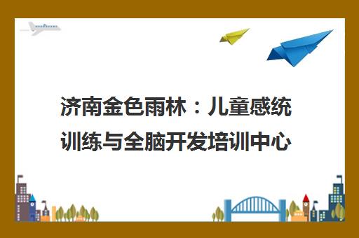 济南金色雨林 儿童感统训练与全脑开发培训中心