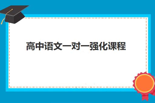 高中语文一对一强化课程