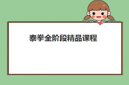 泰拳全阶段精品课程