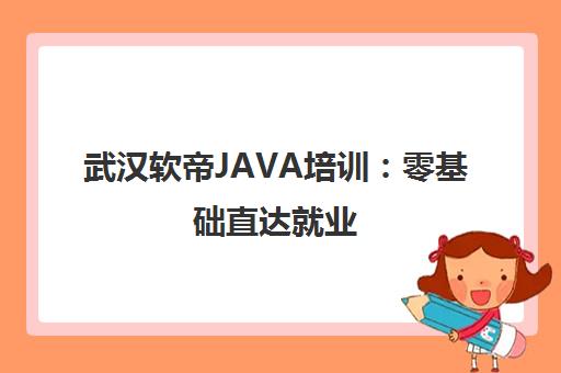 武汉软帝JAVA培训 零基础直达就业 实战教学护航职场