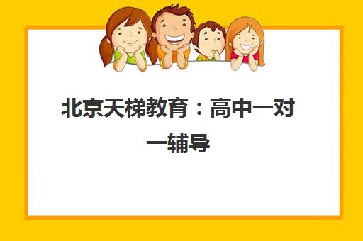 北京天梯教育 高中一对一辅导 优质师资个性化教学