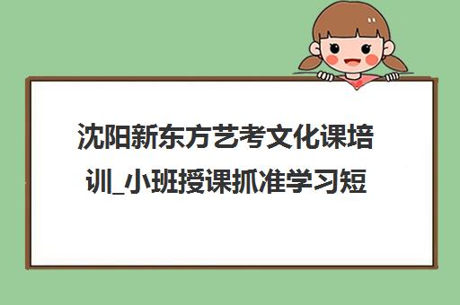 沈阳新东方艺考文化课培训_小班授课抓准学习短板