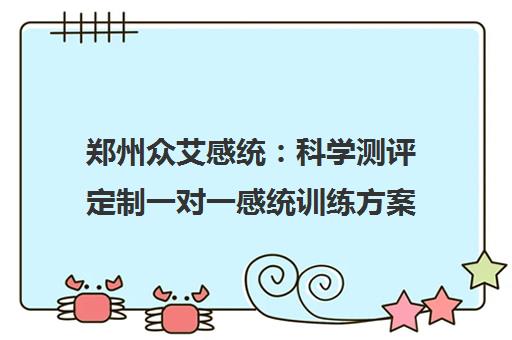 郑州众艾感统 科学测评定制一对一感统训练方案 郑州众艾感统 科学测评定制一对一感统训练方案