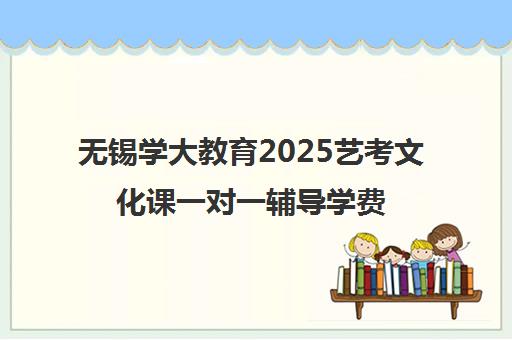 无锡学大教育2025艺考文化课一对一辅导学费标准 无锡学大教育2025艺考文化课一对一辅导学费标准