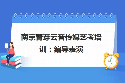 南京青芽云音传媒艺考培训 编导表演 播音主持课程