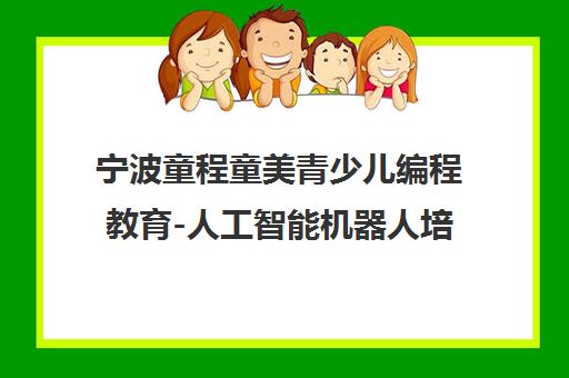 宁波童程童美青少儿编程教育-人工智能机器人培训课程 宁波童程童美青少儿编程教育-人工智能机器人培训课程