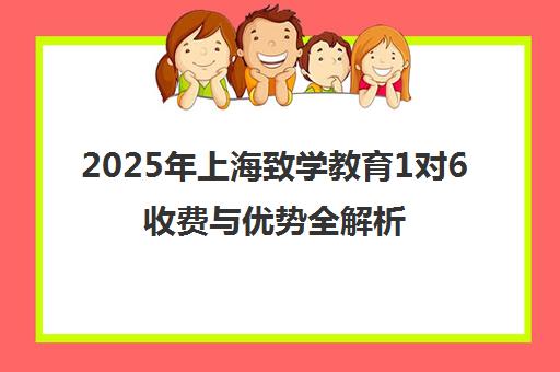2025年上海致学教育1对6收费与优势全解析