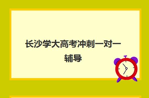 长沙学大高考冲刺一对一辅导 封闭式特训助力高效提分