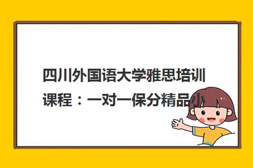 四川外国语大学雅思培训课程 一对一保分精品小班 四川外国语大学雅思培训课程 一对一保分精品小班
