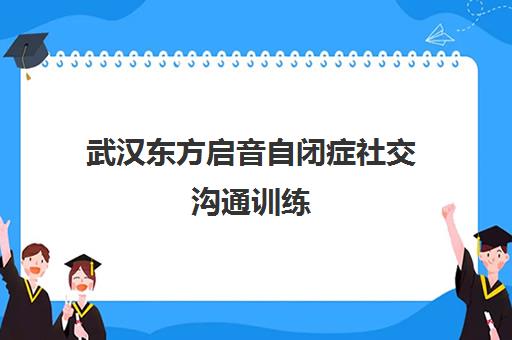 武汉东方启音自闭症社交沟通训练 ABA行为干预改善障碍