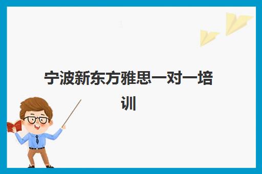 宁波新东方雅思一对一培训 个性化定制 专业教师全程指导
