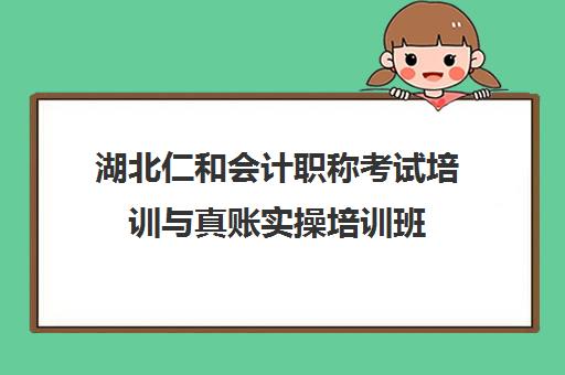 湖北仁和会计职称考试培训与真账实操培训班