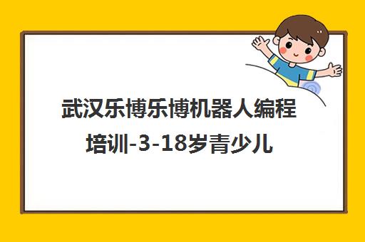 武汉乐博乐博机器人编程培训-3-18岁青少儿编程课程首页