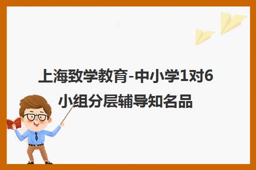 上海致学教育-中小学1对6小组分层辅导知名品牌 上海致学教育-中小学1对6小组分层辅导知名品牌