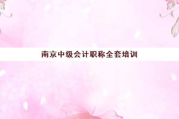 南京中级会计职称全套培训课程集训班哪个好一点？2025年最新权威排名与一站式择校全指南