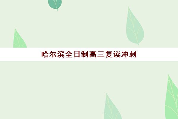 哈尔滨全日制高三复读冲刺机构网上确认时间2025全知道，报名材料与操作步骤详解