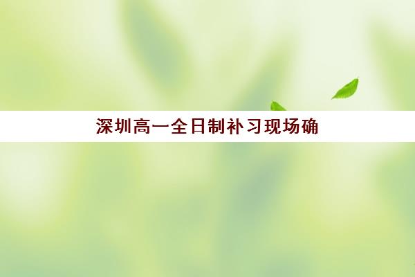 深圳高一全日制补习现场确认需要什么材料？2025年新东方等机构确认流程与备考指南