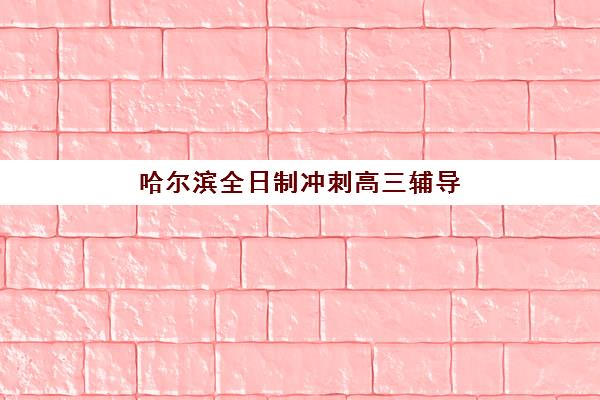 哈尔滨全日制冲刺高三辅导机构有哪些地方可以选择？2025年十大校区分布地图、课程特色与择校指南全解析