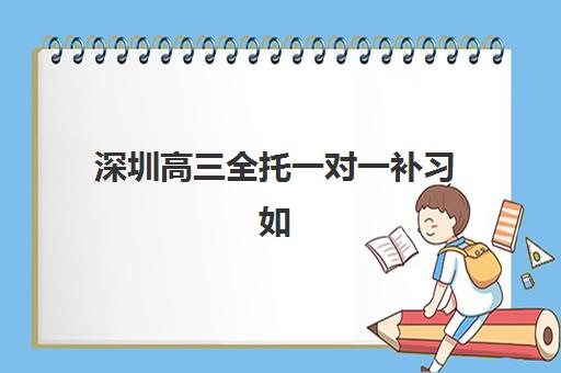 深圳高三全托一对一补习如何选？2025年集中训练营机构对比与择校指南