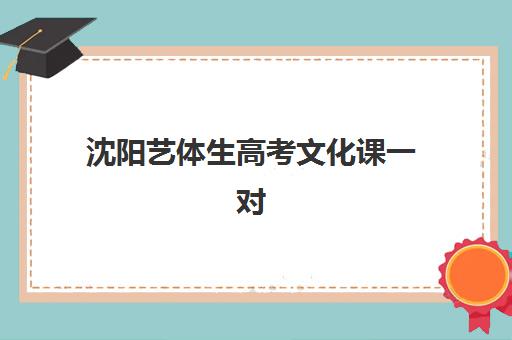 沈阳艺体生高考文化课一对一培训学校排名如何查询？2025年最新权威榜单与精准择校全攻略