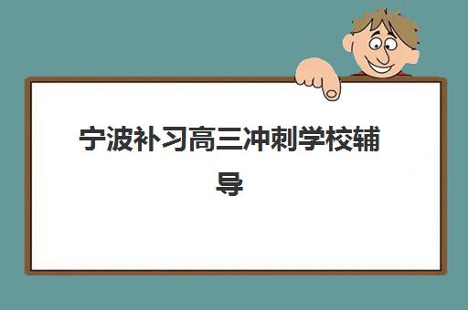 宁波补习高三冲刺学校辅导机构排名一览表最新如何查询？2025年十大机构实力对比与择校全攻略