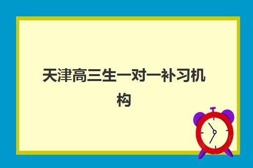 天津高三生一对一补习机构辅导班有哪些学校？2025年最新权威排名TOP10与科学择校一站式指南