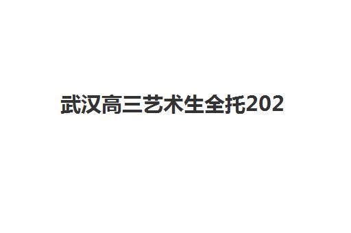 武汉高三艺术生全托2025年考试时间如何安排？最新时间表与备考全攻略