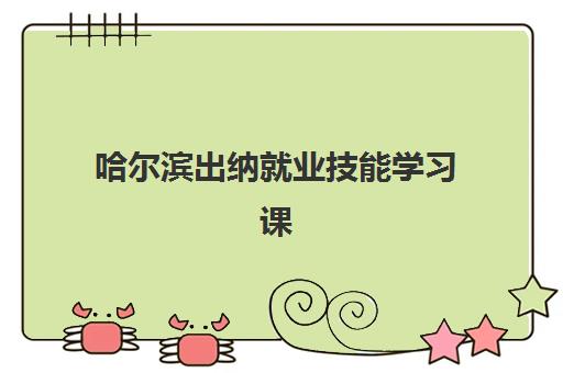 哈尔滨出纳就业技能学习课程优质机构有哪些？2025年TOP5推荐与择校全攻略
