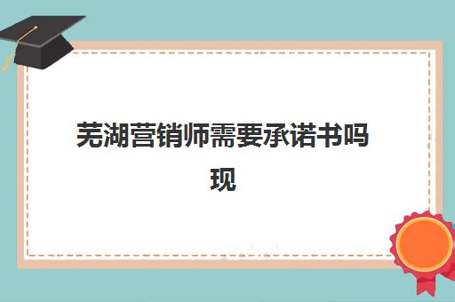 芜湖营销师需要承诺书吗现在如何准备？2025年承诺书办理条件、流程与模板指南